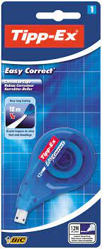 Correcteur en roller Tipp-Ex Easy Correct 4.2 mm, long. 12 m