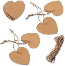 Etiquette-cadeaux  «Coeur» 20 pièces