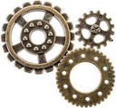 Boutons Gears ø 18/25/32 mm 20 pces