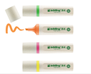Surligneurs edding 24, assortiment 4 couleurs