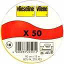 Ouatine largeur 90 cm blanc