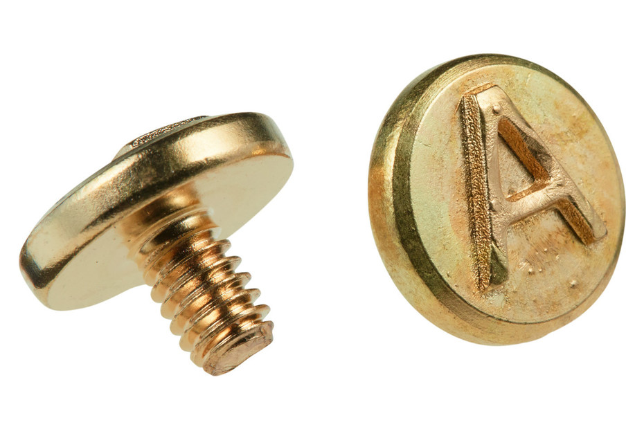 Tampons pyrograveurs lettres A-L 16 pcs