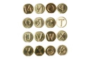 Tampons pyrograveurs lettres M-Z 16 pcs