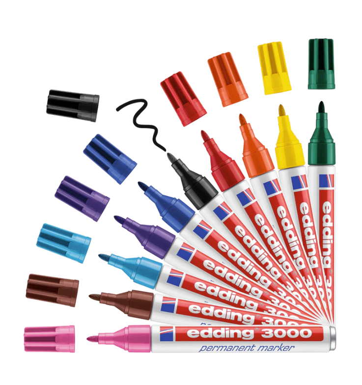 Marqueur edding 3000, assortiment