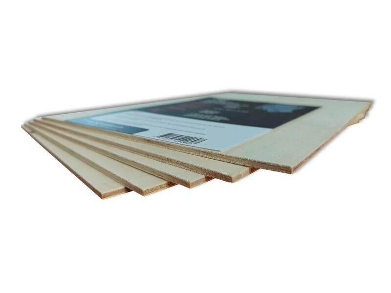 Contreplaqué peuplier 4mm, emballage 5 pièces