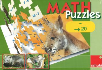 MATH puzzles  0 - 20  ( - )