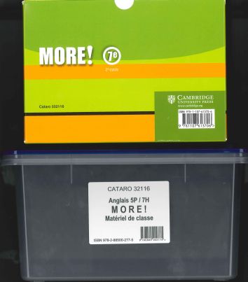More! 7e Matériel de classe  (CATARO 014539)