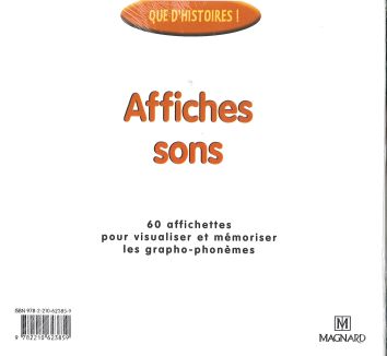 Que d'histoires! Affiches sons (CATARO 010826)