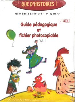 Que d'histoires! guide péd. série 1 CP