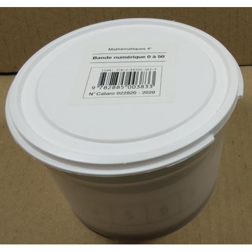 Mathématiques 4e - bande numérique 0 à 50 (paquet de 25 ex.)
