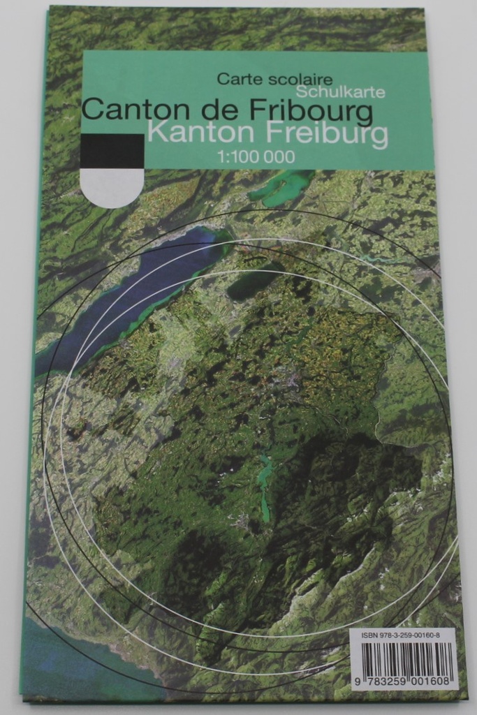 Schulkarte Kanton Freiburg 1:100'000