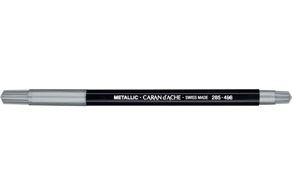 Fancolor Filzstift Caran d'Ache métallic silber