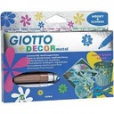 Filzstifte Giotto Decor Metallic, Sortiment 5 Farben