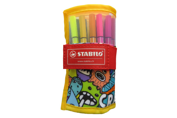 Fasermaler Stabilo Pen 68 Mini, Rollerset Sortiment 20 Farben