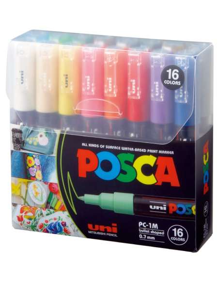 Assortiment Marker Posca PC-1M - 0.9/1.3