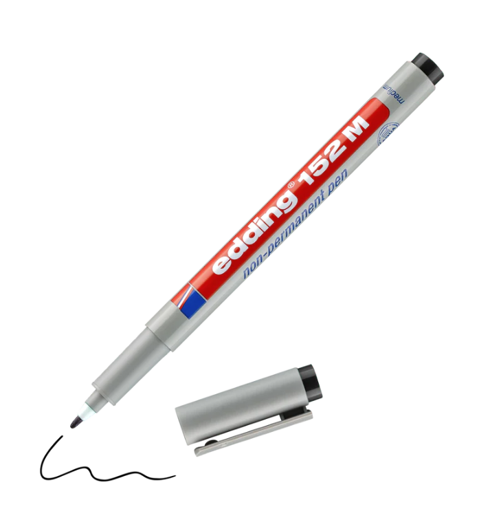 Marqueur Edding 152M soluble noir