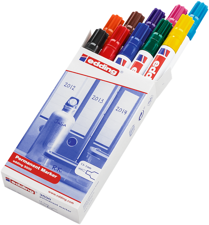 Marqueur edding 3000, assortiment
