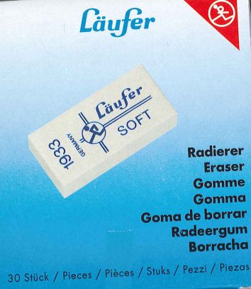 Gommes plastiques Läufer Soft (30 pces)