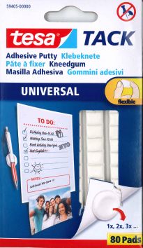 Pâte à fixer tesa® Tack 10x10 mm (80 pces)