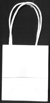 Sac papier avec anse, 12 x 15 x 5.5 cm