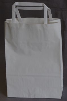 Sac papier blanc 