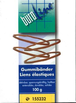 Elastiques bruns ø 50mm (100 gr.)