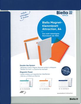 Magnet-Klemmbrett Biella A4