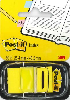 Post-it  Haftstreifen Index 25.4x 43.2 mm 