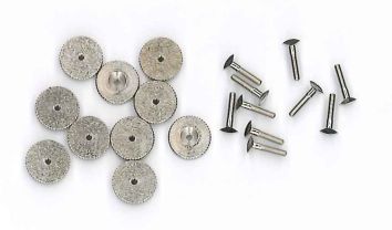 Vis et écrous pour compas Kern (10 pces)