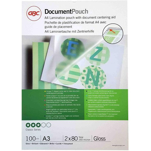 Poches de laminage A3 (100 fles)