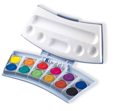 Gouache en godets Procolor 12 couleurs