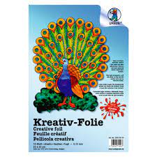 Feuille plastique pour peinture sur fenêtre 23 x 33cm