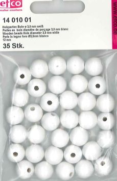 Holzperlen ø 12 mm 30 Stück
