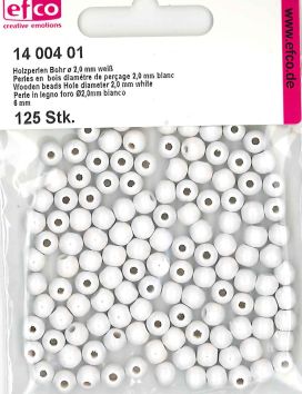 Holzperlen ø 6 mm 110 Stk.