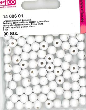 Perles en bois ø 8 mm  80 pièces
