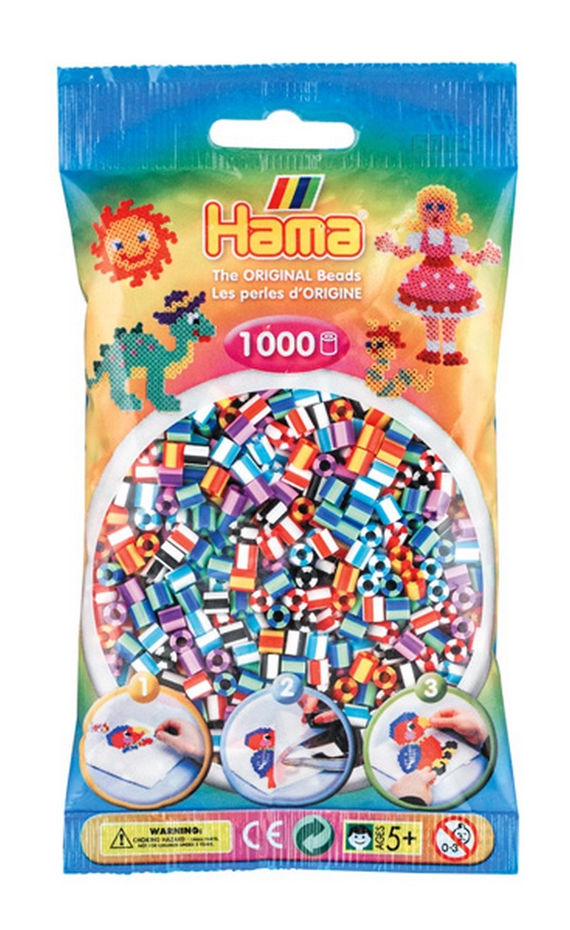 Perles à repasser «HAMA» 1'000 pces