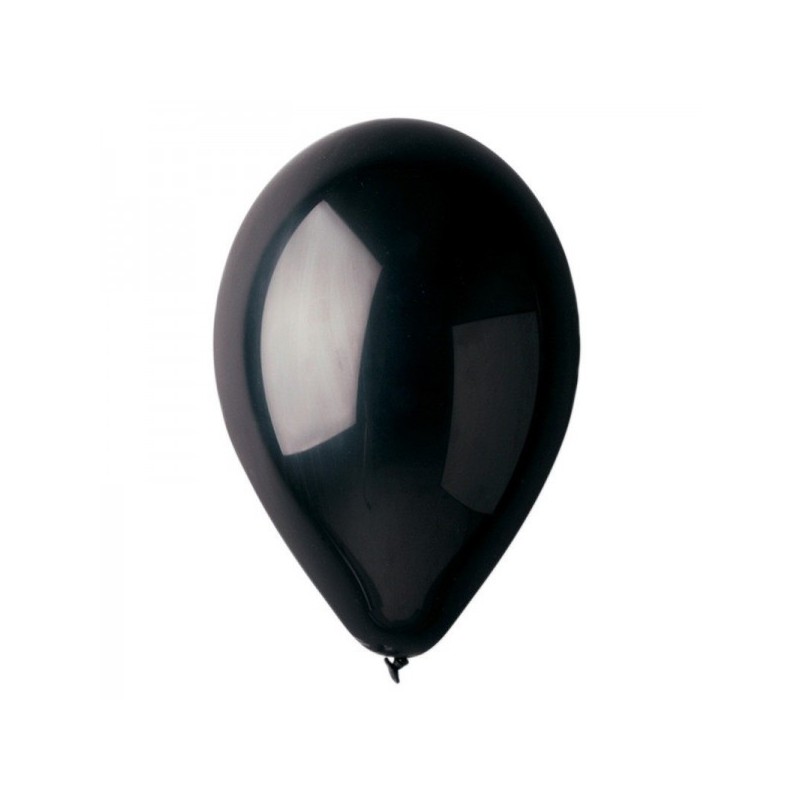 Ballons ø 30 cm schwarz metallic (25 Stück)