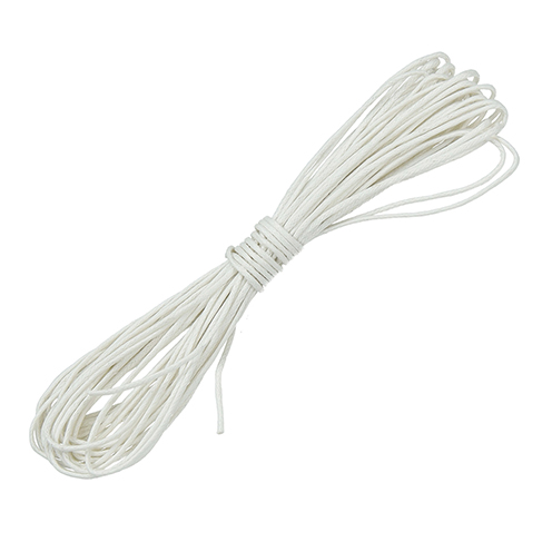 Cordelette en coton cirée Kumihimo  ø 1 mm / 6 m 