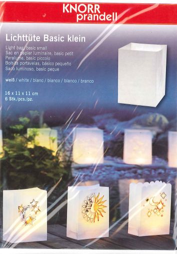 Luminion en papier 11x16cm (6 pces)