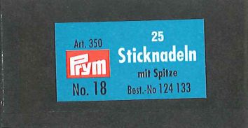 Sticknadeln mit Spitze - 25 Stk.
