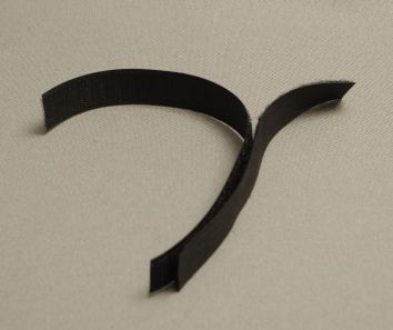 Velcro noir  au mètre - set