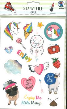 Pièces découpées «#cool» 113 pces