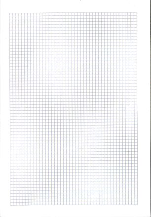 Cahier A4 quadrillé 4x4 mm margé 24 flles (10 pces)