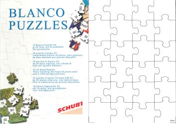 Puzzles vierges A5 (pqt de 10 pces)