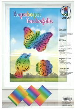 Feuilles pour fenêtres arc-en-ciel