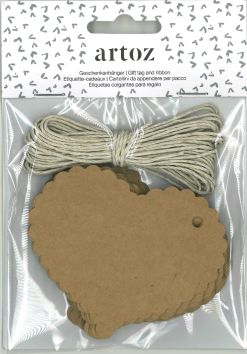 Geschenkanhänger Herz (20 Stück)