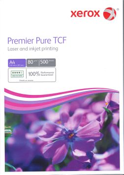 Papier à photocopies A4 80g/m2 Xerox Premier TCF blanc, 500 flles