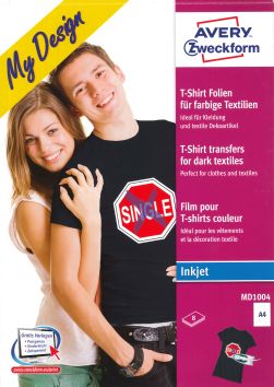 Papier jet d'encre transfert A4 pour T-Shirt (8 fles)