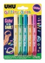 Glitter Glue Uhu assortiment 5 couleurs à 10ml
