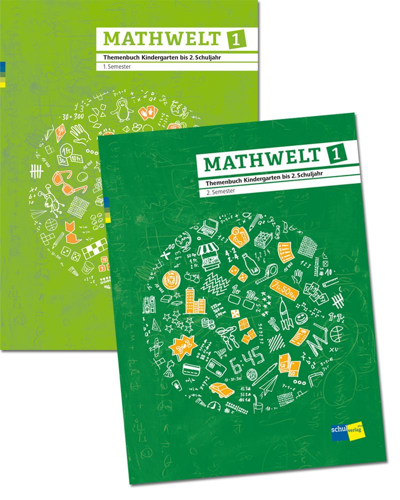 Mathwelt 1,  2 Themenbücher